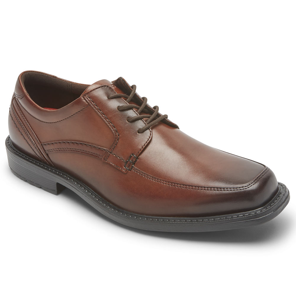 Rockport Mens Style Leader 2 Apron Toe - Lace Up Brown - NDB694270